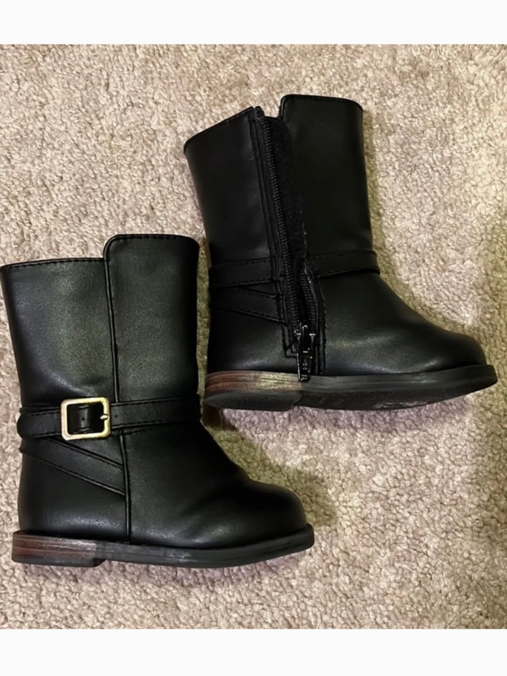 Gymboree Toddler girls black riding boots sz 6
